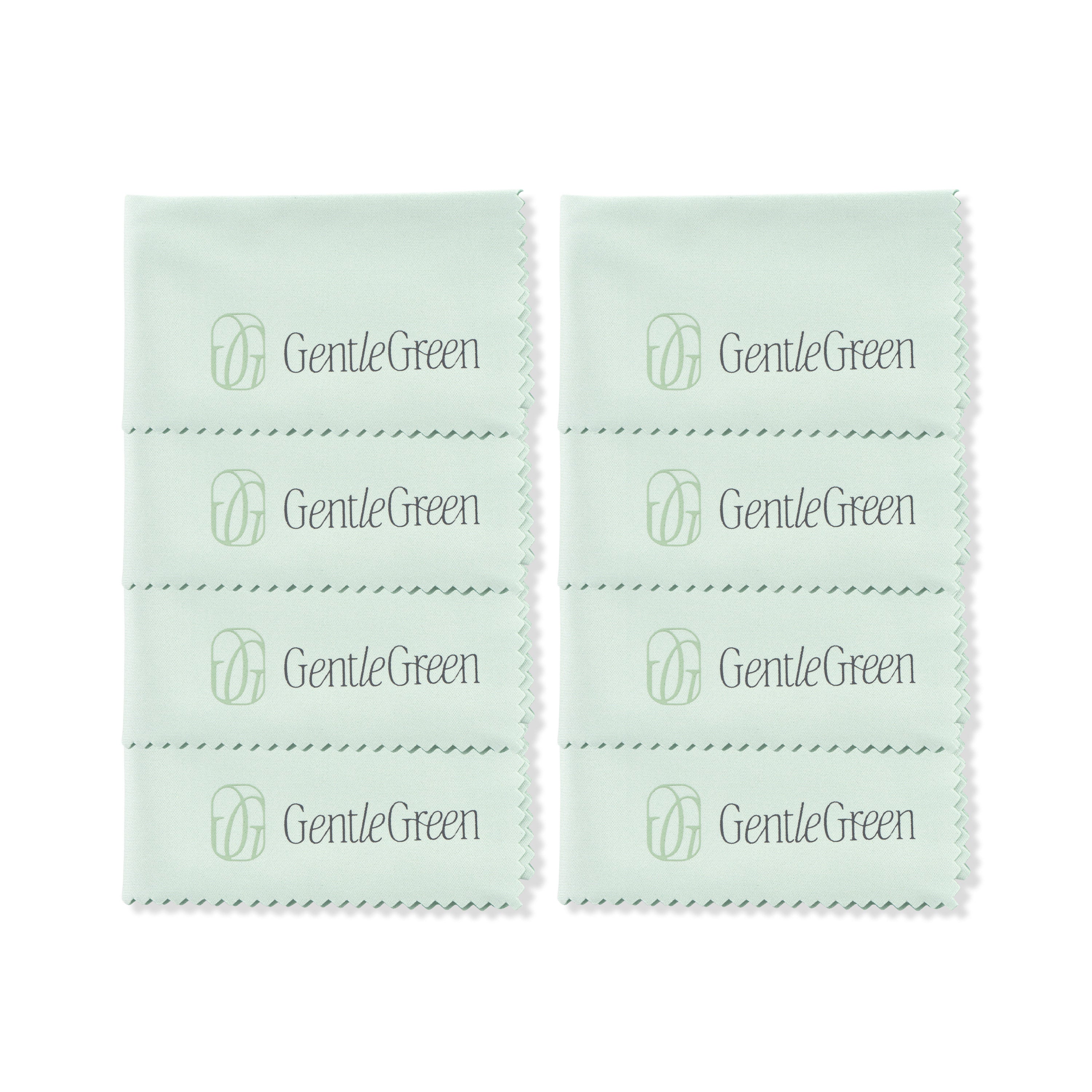 Gentle Green Microfiber Cloth (8 Pack)